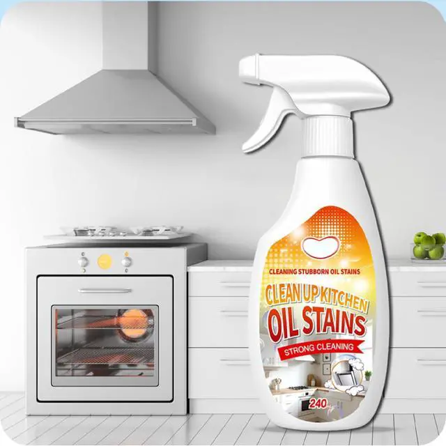 Alt view image 2 of 7 - New Upgrade Kitchen Cleaner, Clean Up Kitchen Oil Stains Spray, Heavy Duty Kitchen Degreaser & Cleaner for Multi-Surface Cookware & Countertop, Clean Up Kitchens Oil Stains(240ml/8.45oz)