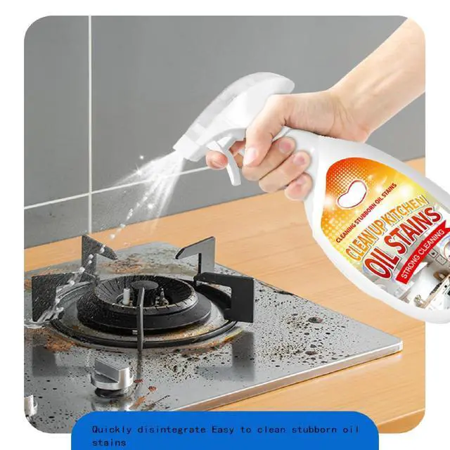 Alt view image 5 of 7 - New Upgrade Kitchen Cleaner, Clean Up Kitchen Oil Stains Spray, Heavy Duty Kitchen Degreaser & Cleaner for Multi-Surface Cookware & Countertop, Clean Up Kitchens Oil Stains(240ml/8.45oz)