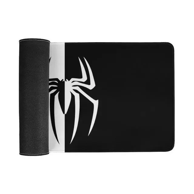 Alt view image 3 of 7 - Gaming Mouse Pad, Spider Pattern White Black Mouse Pad Large Extended Computer Mouse Mat Keyboard Full Desk Mousepad for Gaming, Office, Home 11.8x31.5Inch