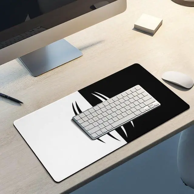 Alt view image 5 of 7 - Gaming Mouse Pad, Spider Pattern White Black Mouse Pad Large Extended Computer Mouse Mat Keyboard Full Desk Mousepad for Gaming, Office, Home 11.8x31.5Inch