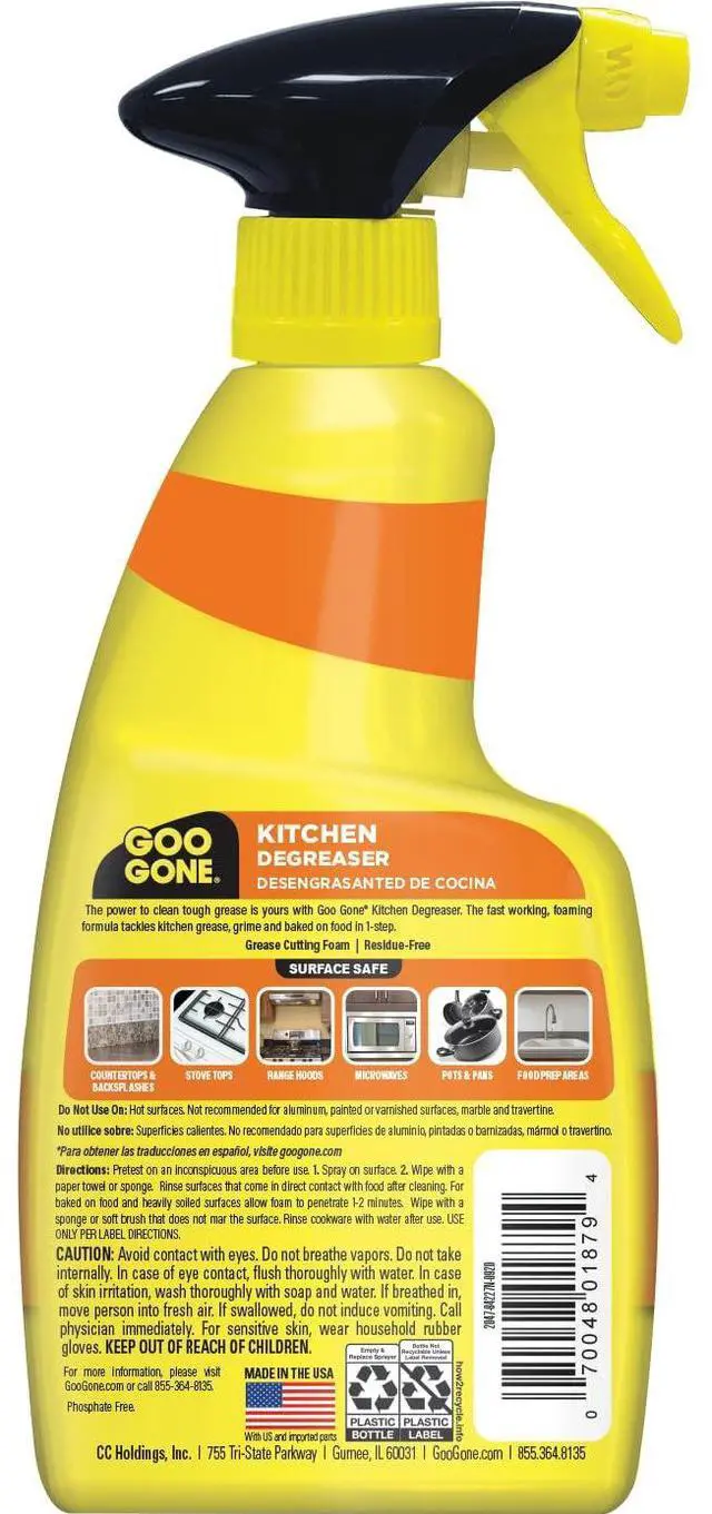 Alt view image 2 of 7 - Degreaser - Removes Kitchen Grease, Grime and Baked-on Food - 14 Fl. Oz. - 2047