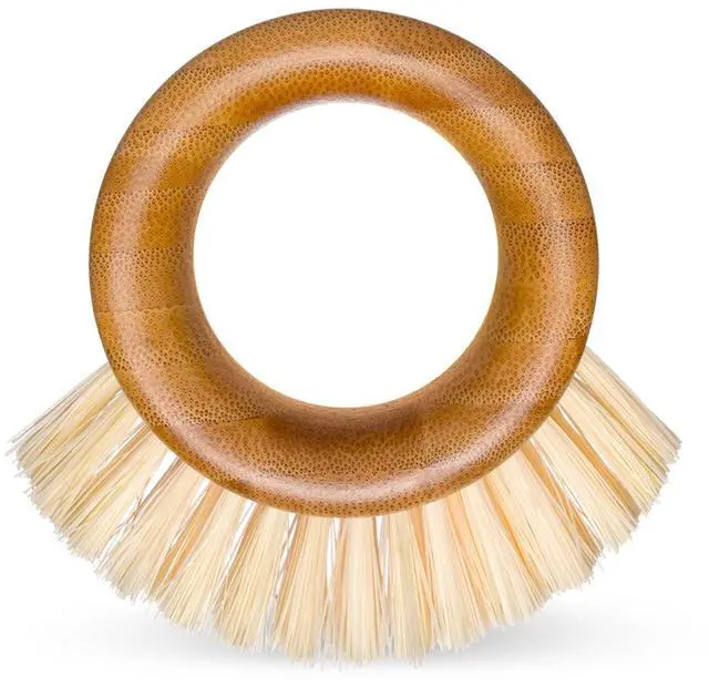 Main image of The Ring - Bamboo Vegetable and Fruit Cleaning Brush - A Versatile Food Scrubber for Potatoes, Mushrooms, and Veggies