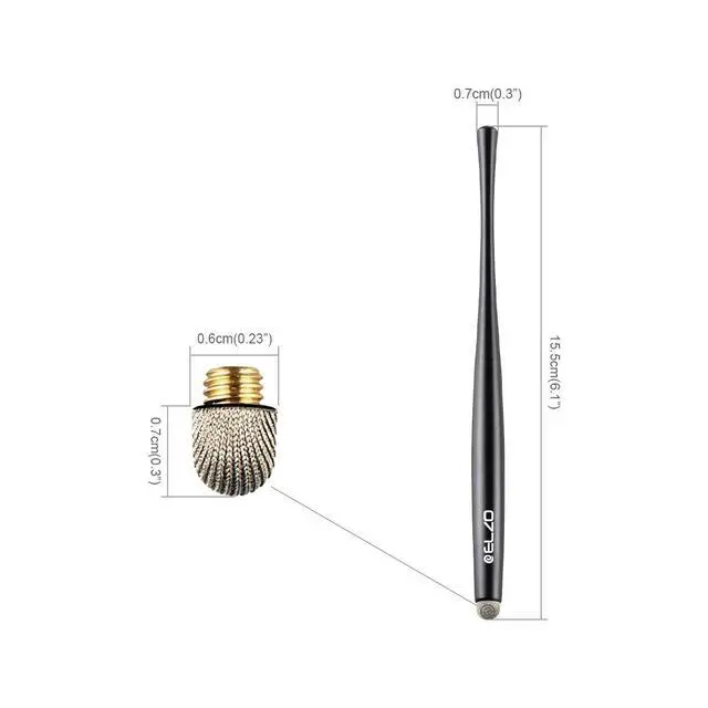 Alt view image 3 of 7 - Stylus Pen Combo Universal Capacitive Touch Screen 2 Packs with 4 Replacement Fiber Fine Tips for Tablet iPad, iPhone, Samsung, Microsoft Surface Pro, HTC, Sony and More Android Phones