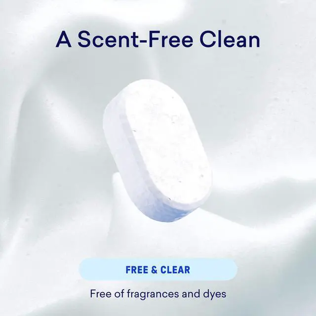 Alt view image 5 of 7 - BLUELAND 100% Plastic-Free Dishwasher Detergent Tablets, 60 Count, Free & Clear, Eco-Friendly Dishwashing Pods, Cuts Grease & Stuck on Food, Rinses Clean for Streak-Free Shine