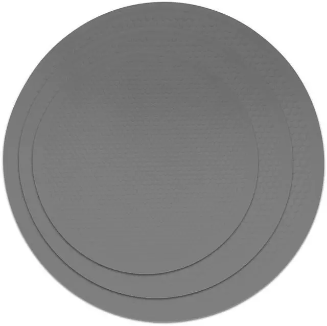 Main image of 8 10 12 Inch Microwave mat, Trivet, Multi-Purpose Hot Pad,Pot Holder,Baking,Drying, Silicone mats for Microwave,Dishwasher Safe - Splatter Guard, Set of 3,Grey,Blue