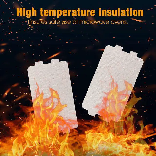 Alt view image 5 of 7 - 5 Pcs Microwave Oven Replacement Parts Microwave Waveguide Cover Microwave Splatter Cover Glass Mica Sheet Microwave Oven Repairing Part For Kitchen Home Office Restaurant Use Universal Microwave Oven