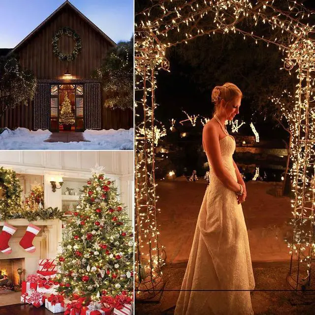Alt view image 6 of 7 - 18ft 50 LED Battery Operated Christmas Lights, 8 Modes with Timer - Waterproof for Indoor & Outdoor Decor