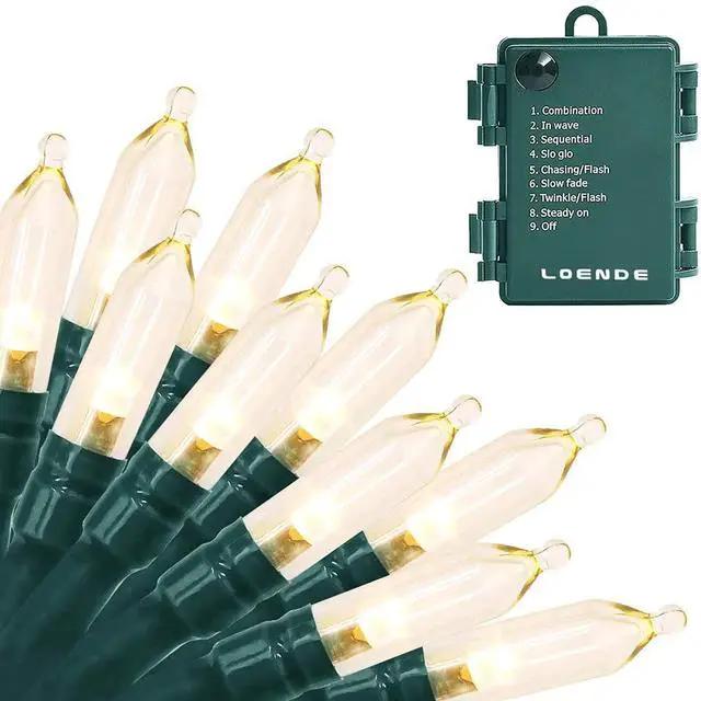 Main image of 18ft 50 LED Battery Operated Christmas Lights, 8 Modes with Timer - Waterproof for Indoor & Outdoor Decor