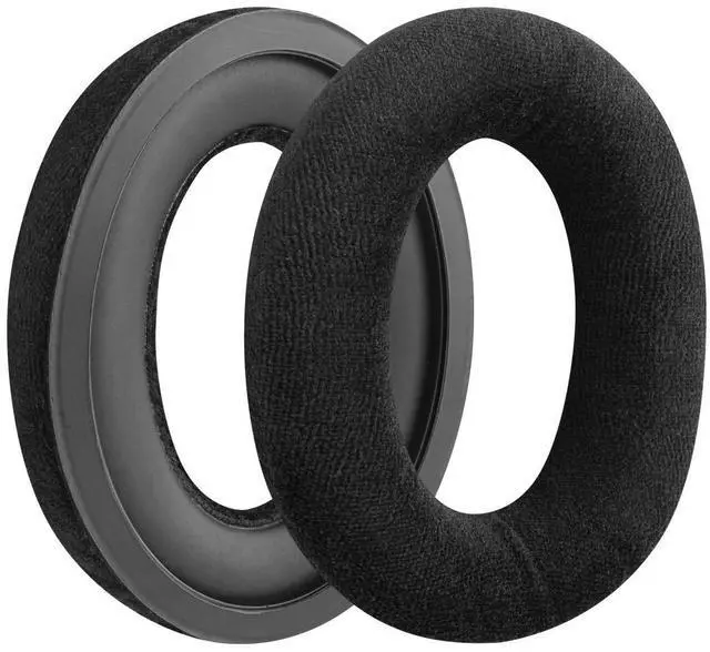 Alt view image 2 of 6 - Comfort Velour Replacement Ear Pads Compatible with Sennheiser Game ONE, PC360, PC363D, PC373D Headphones Ear Cushions, Repair Parts with Video Guide (Black)