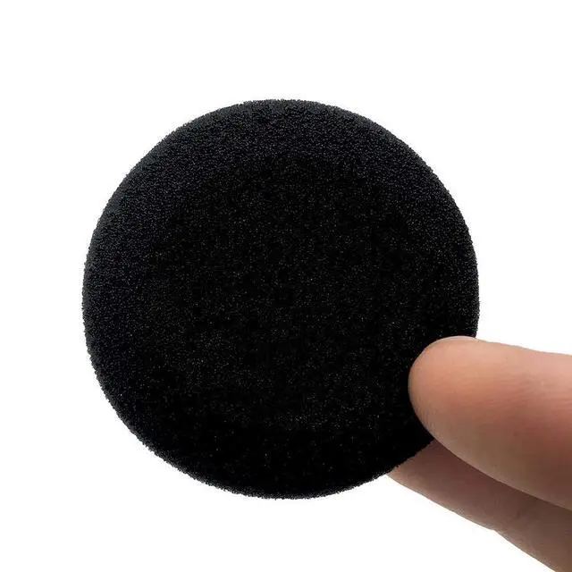 Alt view image 2 of 3 - Foam Ear Pad Replacement Cushions, Headphone Earphone Headset Disposable Sponge Covers (45mm - 1.8") 5 Pairs