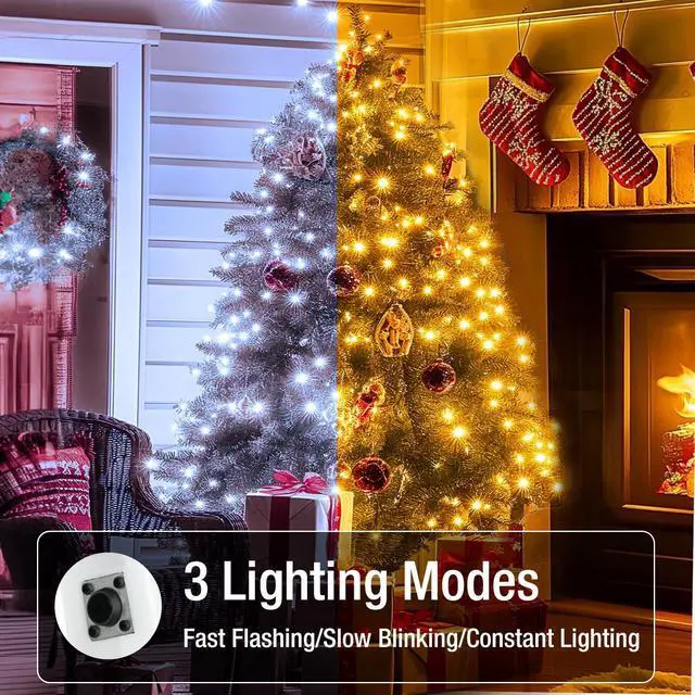 Alt view image 3 of 6 - 10 Pack Fairy Lights Battery Operated - 7ft 20 Led Twinkle Lights 3 Modes, Bulk Mini String Lights Waterproof for Mason Jars Vases DIY Party Wedding Decoration Christmas -Warm and Cold White