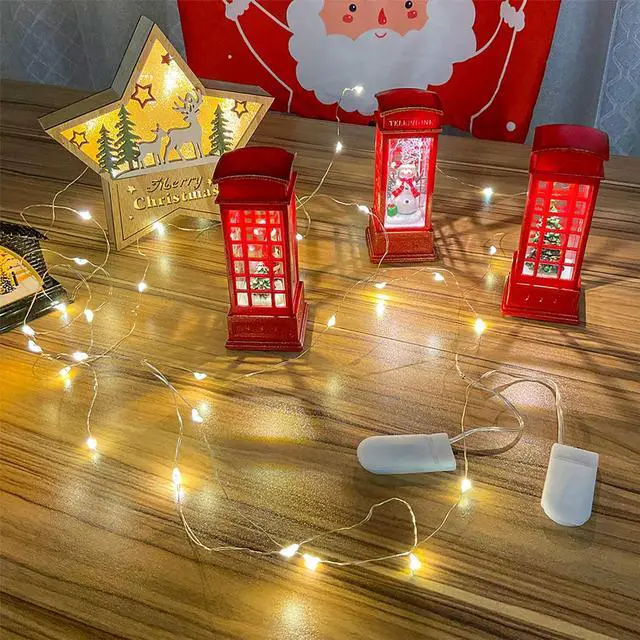 Alt view image 7 of 7 - 6 Pack 7FT 20 LED Battery Operated Fairy Lights, Warm White Mini String Lights with Silver Wire, Twinkle & Firefly Lights for Mason Jars, Wedding, Party, Christmas Decoration, Centerpieces