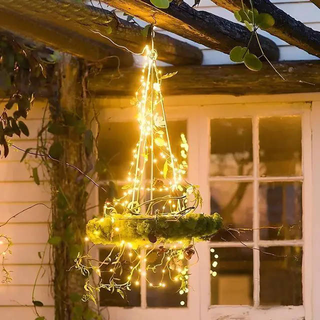 Alt view image 5 of 7 - 12 Pack Fairy Lights Battery Operated, 7FT 20 LED Waterproof Silver Wire Firefly Starry String Lights, Ideal for Wedding Centerpieces, Mason Jars, Party, Christmas Decor(Warm White)