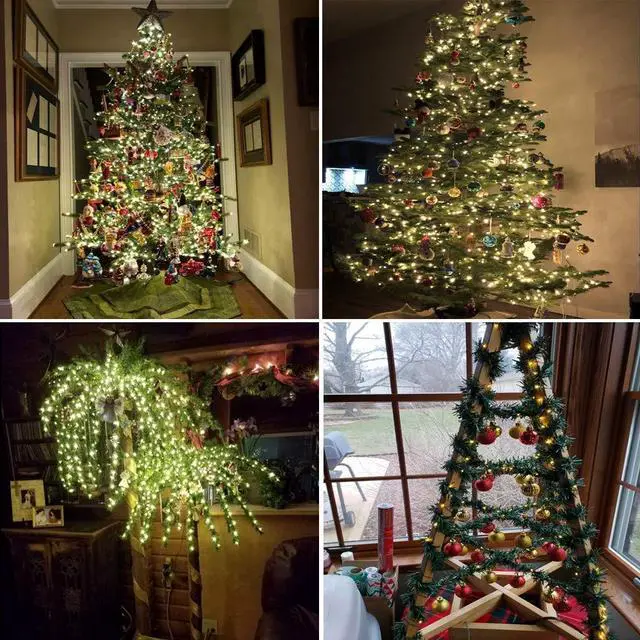 Alt view image 7 of 7 - Battery Operated Starry Lights - 18FT 50 Micro LEDs, Warm White, Waterproof, Christmas Tree, Wreath, DIY Wedding