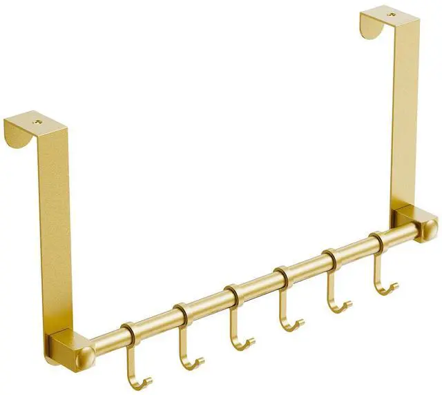 Main image of BOF Heavy Duty Over The Door Hooks, Moving 6 Door Hooks for Hanging, Over the Door Hanger Organizer for Bathroom