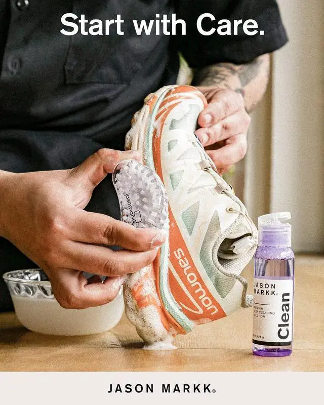 Alt view image 2 of 7 - Starter Kit, Shoe Cleaner, 2-Piece Set, Deep Cleaning Solution & Durables Brush, Sneaker Care, Ideal for Footwear, Safe for Midsoles, Full-Grain Leather, Rubber, Plastic, and More, 2oz