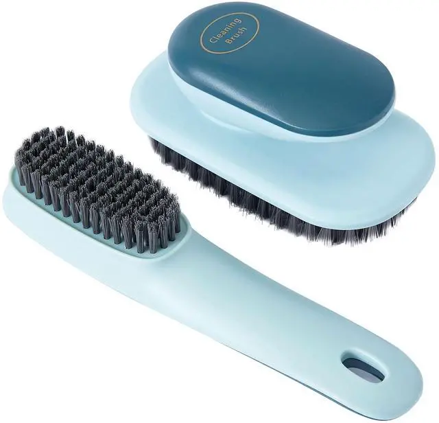 Main image of Laundry Brush Shoe Brush Shoe Cleaning Brush Scrub Brush for Stains,Household Cleaning Clothes Shoes Scrubbing,Household Cleaning Brushes Bathroom Ergonomics Grip Easy Hold Pack 2