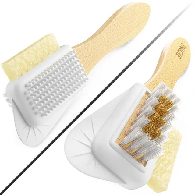 Alt view image 3 of 6 - & Nubuck 4-Way Leather Brush Cleaner (Side Eraser)