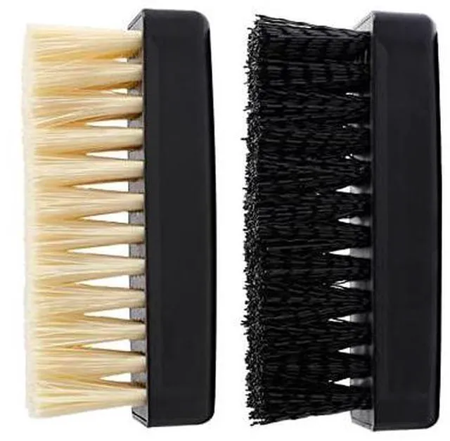 Main image of GUZI 2Pcs Professional Cleaning Shoe Brush Plastic Soft Brush Hard Brush Household Cleaning Set Shoe Care Leather Care Shoe Brushes for Cleaning