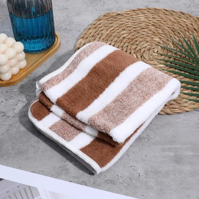 Alt view image 7 of 7 - 2 Pcs Hand Towels Bathroom, Soft Microfiber Hand Towels 30×13 Inch Coral Fleece Absorbent Face Towel for Bathroom Decor Gym Spa Travel Hotel