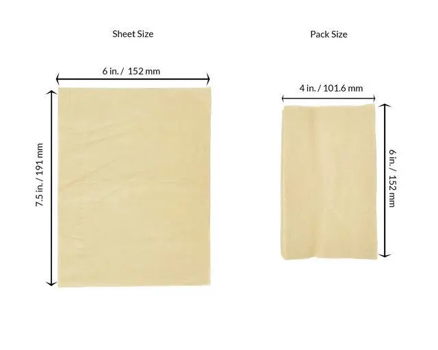 Alt view image 4 of 7 - Bamboo Car Tissue Refills, 3-Ply, Unbleached, PFAS Free, 8 Pack (320 Sheets), FSC-Certified, Facial Tissues Refills for Car Visor Tissue Holder, Travel Tissue Tubes Box Container, Sustainable