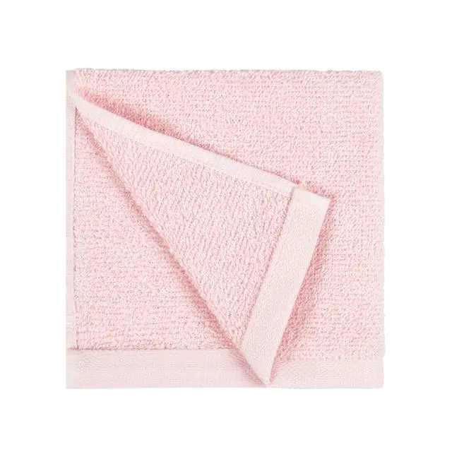 Alt view image 5 of 5 - Highly Absorbent, Fast Drying 100% Cotton Washcloths for Bathroom and Face, 12 x 12 inches, Petal Pink, 24-Pack