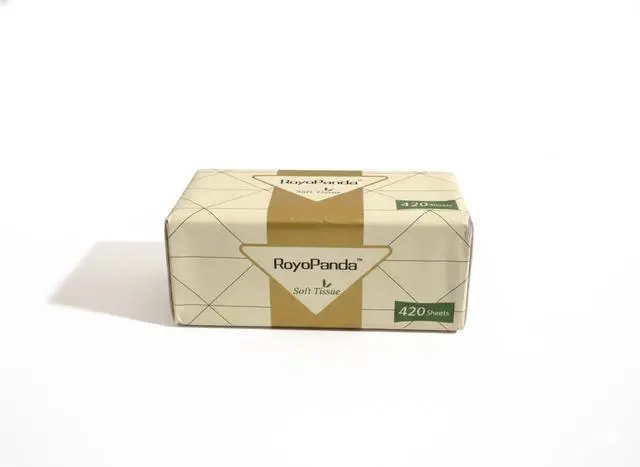 Main image of Facial Tissue Paper, 5-Ply, 420 Sheets per Box, Soft Unscented Paper, 2 box (840 sheets)