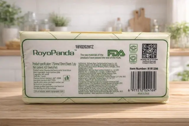 Alt view image 5 of 5 - Facial Tissue Paper, 5-Ply, 420 Sheets per Box, Soft Unscented Paper, 2 box (840 sheets)