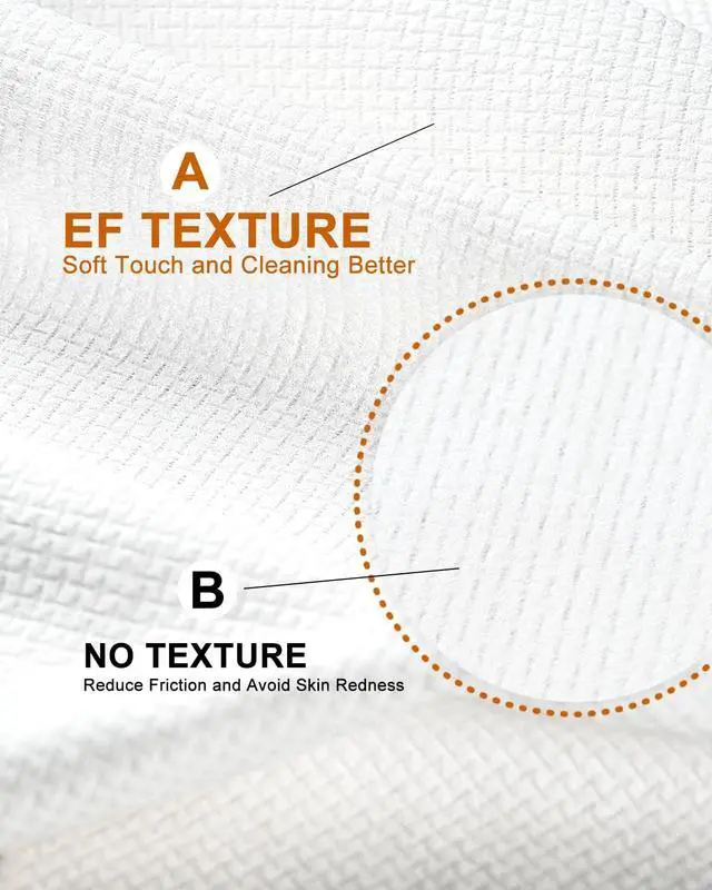 Alt view image 4 of 7 - Disposable Face Towel,Biodegradable Facial Towels,Extra Thick Soft Large Clean Facial Towels Plant Fiber Facial Washcloth Dry Wipes for Sensitive Skin,Travel,Makeup Remover-50 Count