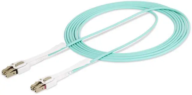 Alt view image 4 of 4 - 3m (10ft) LC (UPC) OM4 Multimode Fiber Optic Cable, 50/125, 100G, Low Insertion Loss, LSZH Fiber Jumper Cord