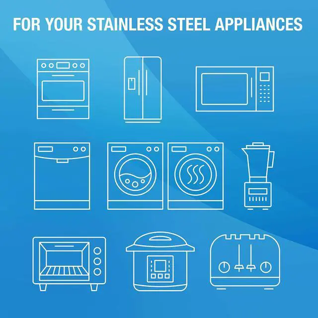 Alt view image 5 of 5 - for Stainless Steel, Great for Kitchen and Appliances, Including Oven, Refrigerator, Dishwasher, Microwave, Sink, Hood, Grill, Removes Fingerprints and Smudges - 30 Count