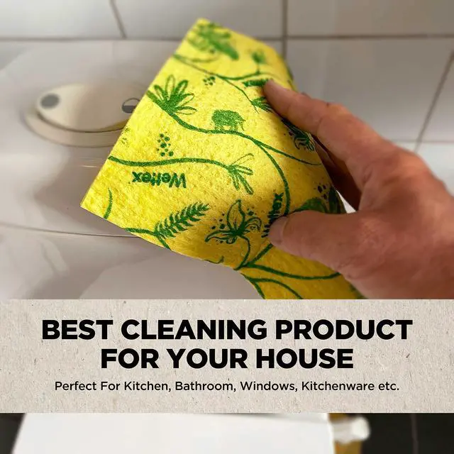 Alt view image 2 of 7 - The Original 10 Pack Swedish Dishcloth for Kitchen