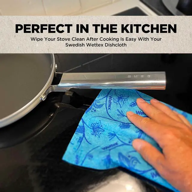 Alt view image 3 of 7 - The Original 10 Pack Swedish Dishcloth for Kitchen