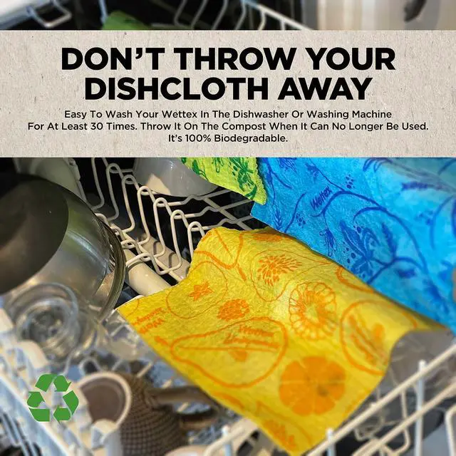 Alt view image 7 of 7 - The Original 10 Pack Swedish Dishcloth for Kitchen