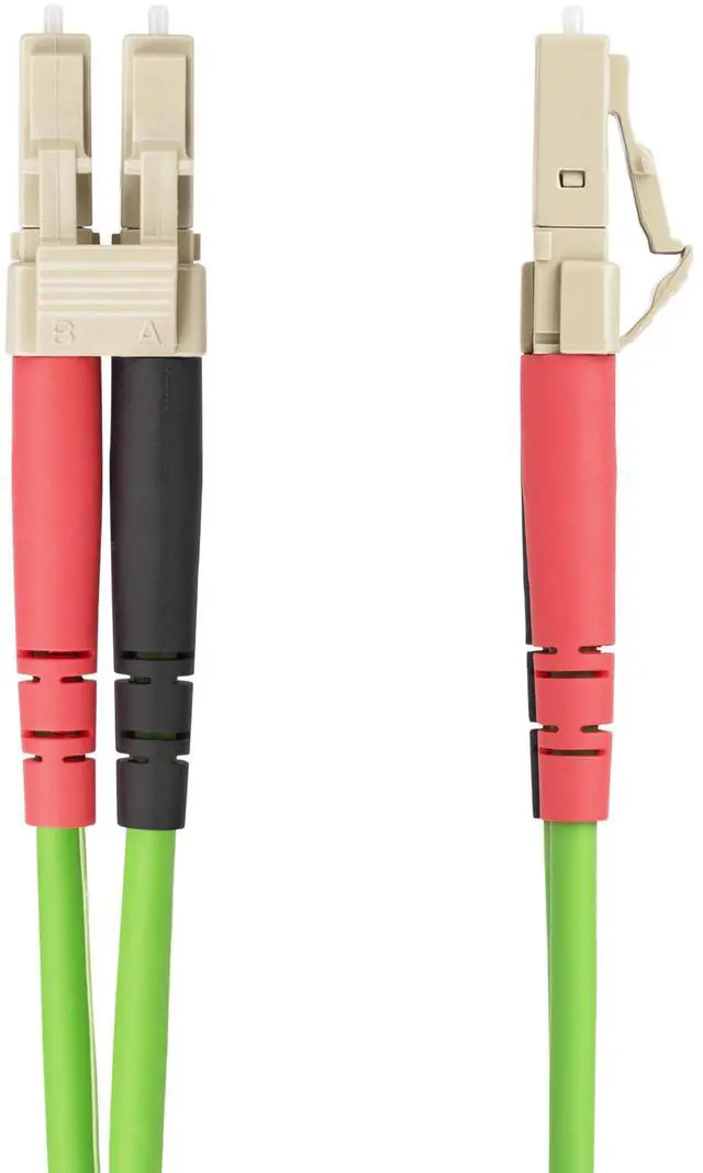 Alt view image 2 of 4 - 3m (9.8ft) LC to LC (UPC) OM5 Multimode Fiber Optic Cable, 50/125 Duplex, 40G/100G, LSZH Fiber Jumper Cord