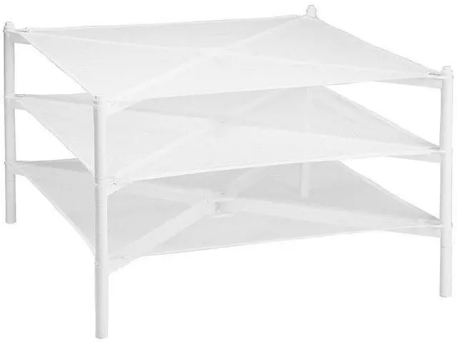 Alt view image 2 of 4 - Stackable Sweater Drying Rack White