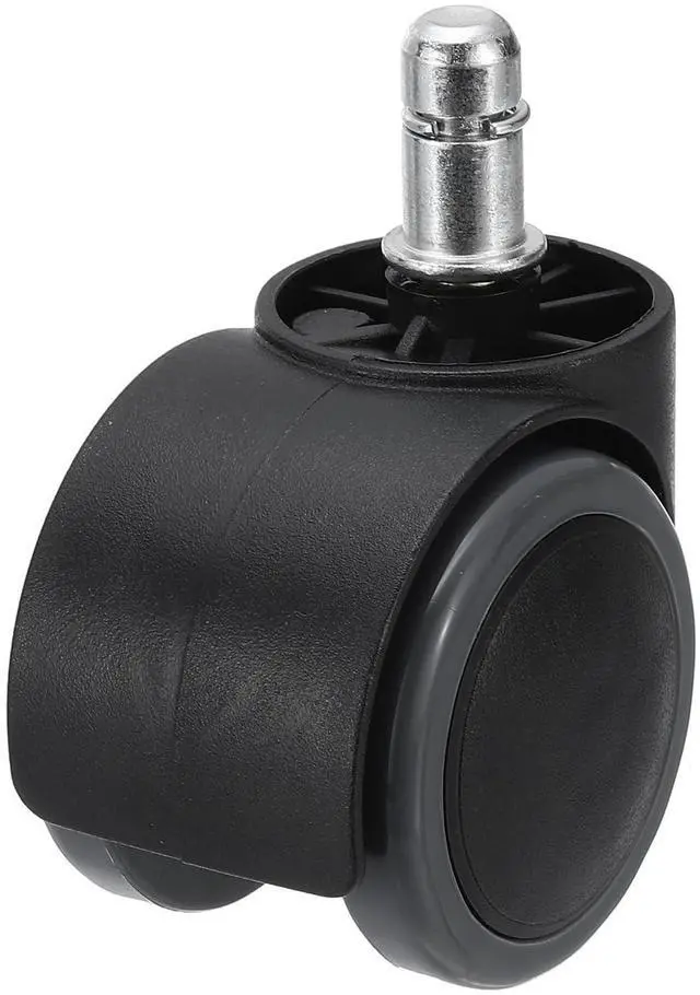 Main image of Office Chair Wheels 2 Inch, Replacement Desk Caster Wheels 7/16" x 7/8" Smooth Quite Rolling Stem Wheels 110 Lbs Per Wheel for Work Chair Gaming Chair, Gray