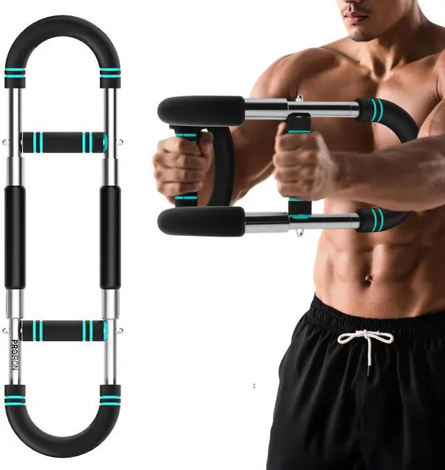 Main image of Twister Arm Trainer, Adjustable Spring Workout Bar, Forearm Triceps Chest Workout Equipment, Portable Home Fitness Equipment