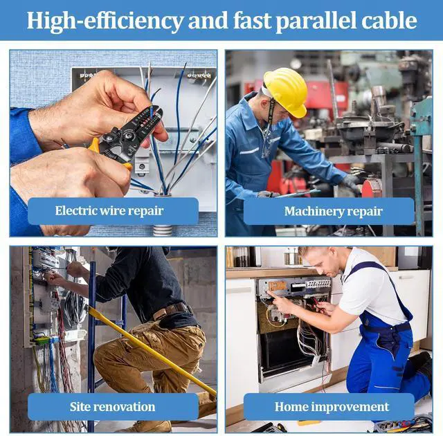 Alt view image 6 of 6 - 3pcs Wire Twister Tool for Drill,Upgrades Wire Nut Twister Compatible with with Power Drills,Electrical Cable Twisting Tool Ideal for Home Repairs, and DIY Projects