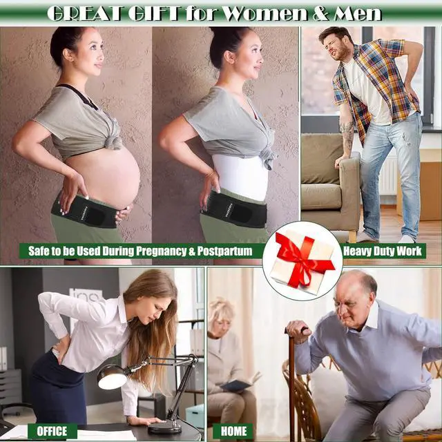 Alt view image 5 of 5 - Sacroiliac SI Hip Belt for Women Men SI Joint Hip Belt - Lower Back Support Brace - Pelvic Support - Adjustable Sciatica Pelvis Lumbar Pain Relief Trochanter Brace,REGULAR (Size 30"-45")