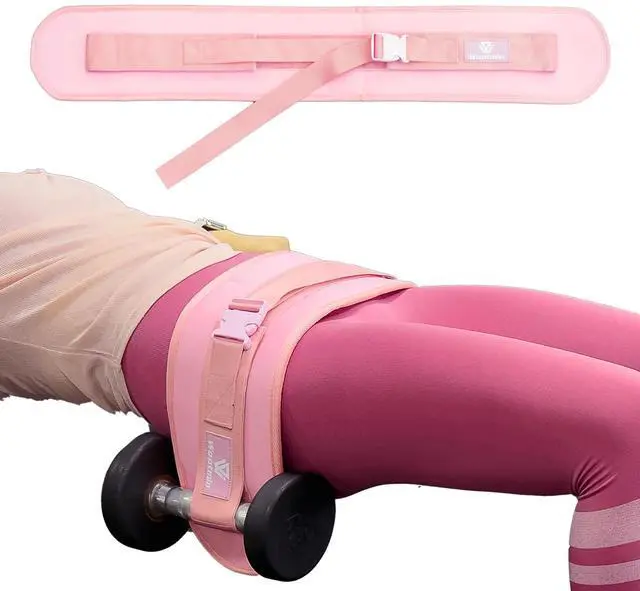 Main image of Hip Thrust Belt,Thickened Slip-Resistant Padding, Glute Bridge Weight Belt for Home and Gym,Comfortable Glute Workout Equipment for Women, Hip Thrust Band, Strengthen Glutes & Hamstrings, Heavy Duty