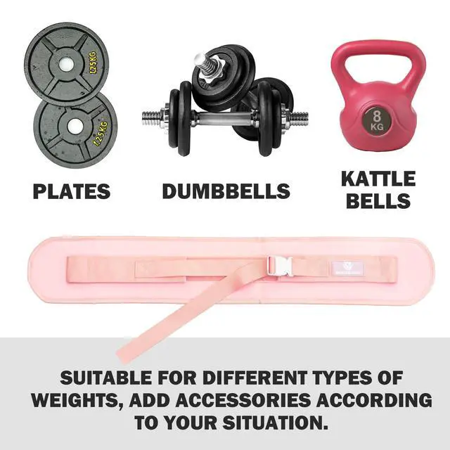 Alt view image 3 of 6 - Hip Thrust Belt,Thickened Slip-Resistant Padding, Glute Bridge Weight Belt for Home and Gym,Comfortable Glute Workout Equipment for Women, Hip Thrust Band, Strengthen Glutes & Hamstrings, Heavy Duty