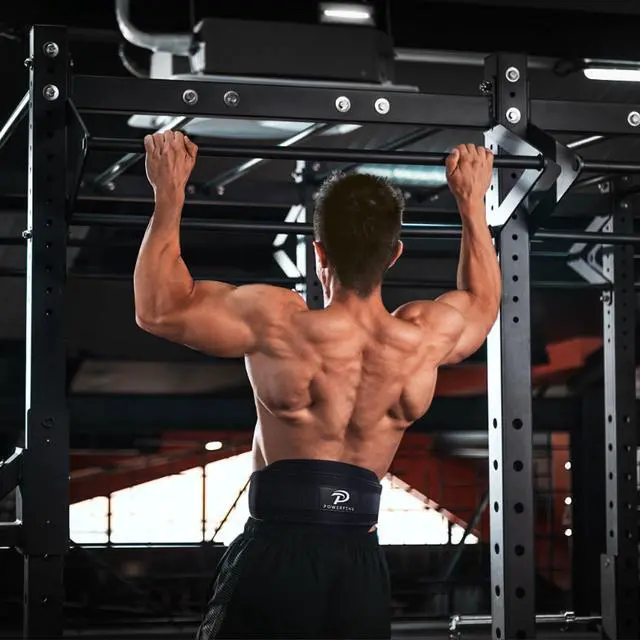 Alt view image 6 of 7 - Dip Belt for Weight Lifting: Dip Belt with Heavy Duty Steel Chain for Weighted Dips, Pull Ups, Squats - Weighted Dip Belt for Strength Training Gym Home