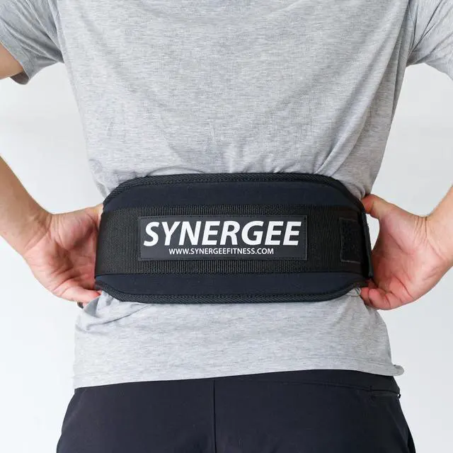 Alt view image 4 of 6 - Weightlifting Belt 5 Padded Support for Squats Deadlifts Powerlifting & Cross Training - X-Large