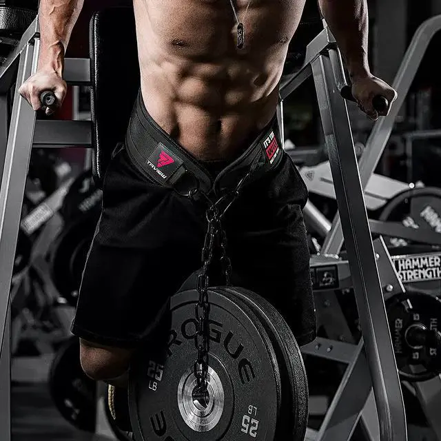 Alt view image 6 of 7 - Heavy Duty Dip Belt with Chain & Weighted Belt for Pullups - Men & Women