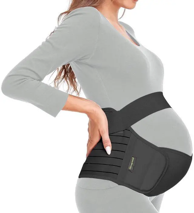 Main image of Maternity Belt Pregnancy Belly Band 3 in 1 Maternity Support Belt for Pregnant Back/Pelvic/Hip Pain, Maternity Band Belly Support for Pregnancy (Black, XL)