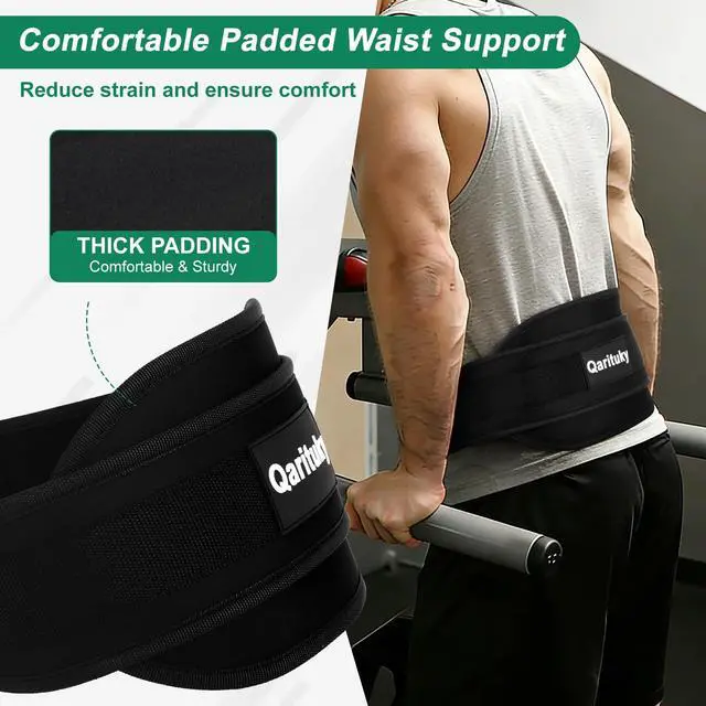 Alt view image 3 of 6 - Dip Belt, Professional Weight Lifting Belts with 38 IN Steel Chain, Reliable & Durable Weight Belt for Men, Heavy Duty Weightlifting Belts for Pullups, Squats, Dips, Weight Lifting