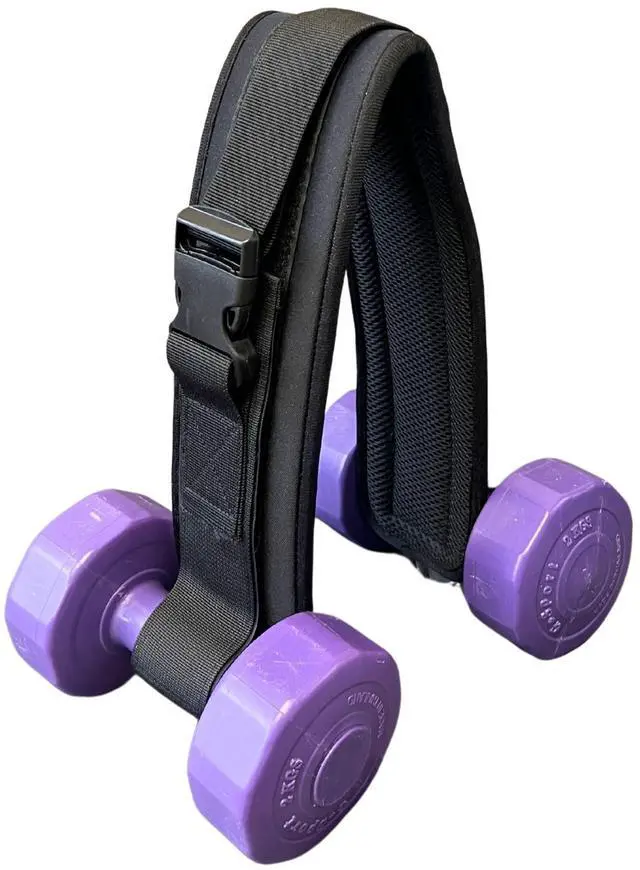 Main image of Hip Thrust Belt Weighted Belt for Glute Workouts, Squats & Lunges | Workout Belt for Women & Men | Dumbbell Hip Thrust Belt for Weights | Portable Alternative to Booty Sprout Machine