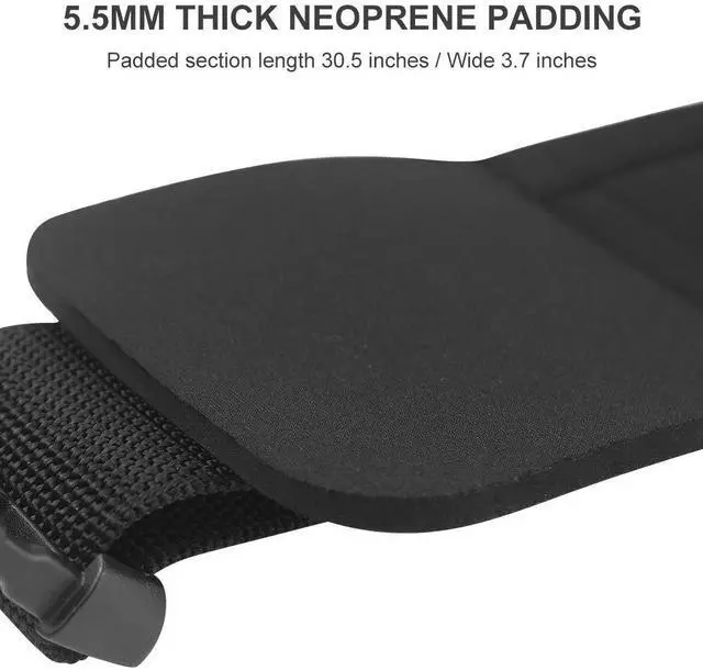 Alt view image 6 of 7 - Waist Belt Neoprene Padded Gym Pulley Strap with Rings for Cable Machines Fitness Exercise Speed Agility Resistance Training