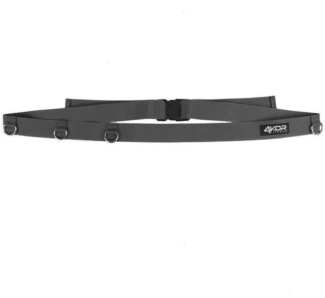 Main image of Door Belt Fitness Anchor - Door Strap for Cross Anchoring Exercise Resistance Bands - Compatible with 4KOR Shoulder Resistance Cords - 1 Grey Door Strap Included